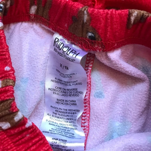 Rudolph the Red Nosed Reindeer Pajama bundle size 2T/3T - Picture 5 of 12